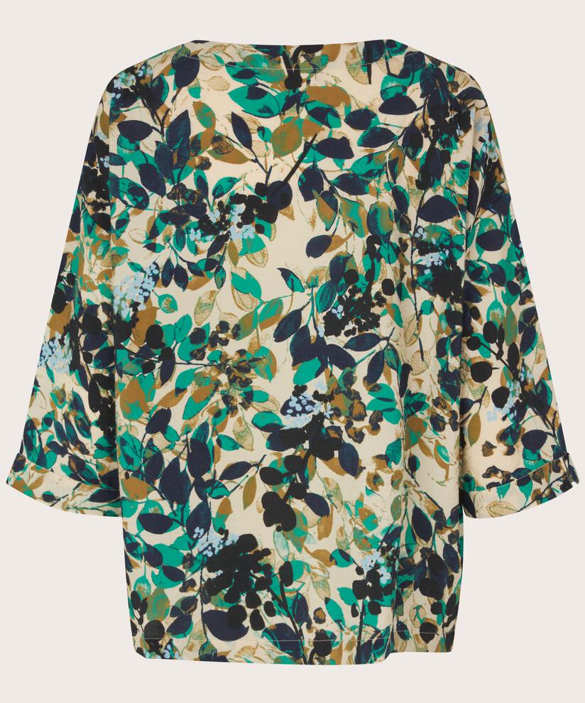 Viskosebluse Mit 3/4 Ärmeln, Greenlake
