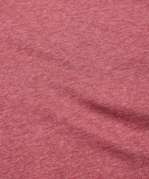 JERSEY-Tunika mit langen Ärmeln, Tawny Port mel.