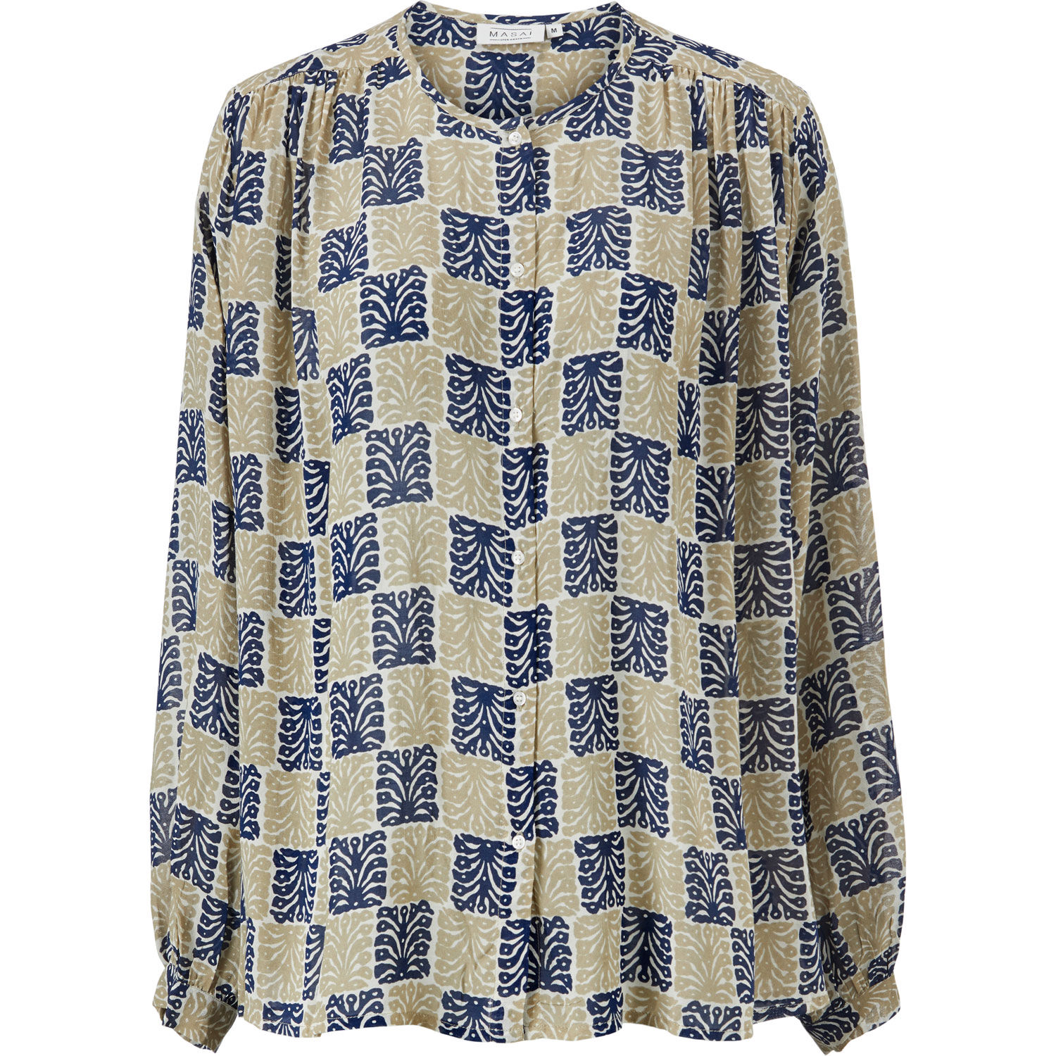 IRUSKA HEMDBLUSE, Travertine