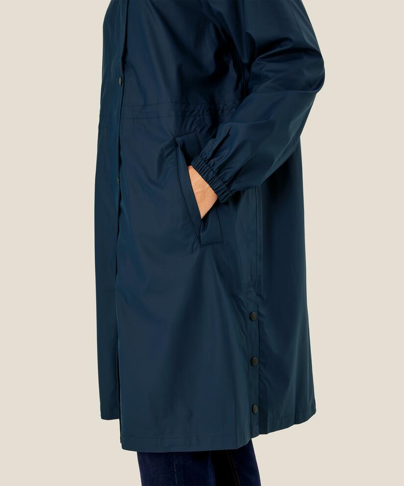 Regenmantel mit Kapuze, Navy