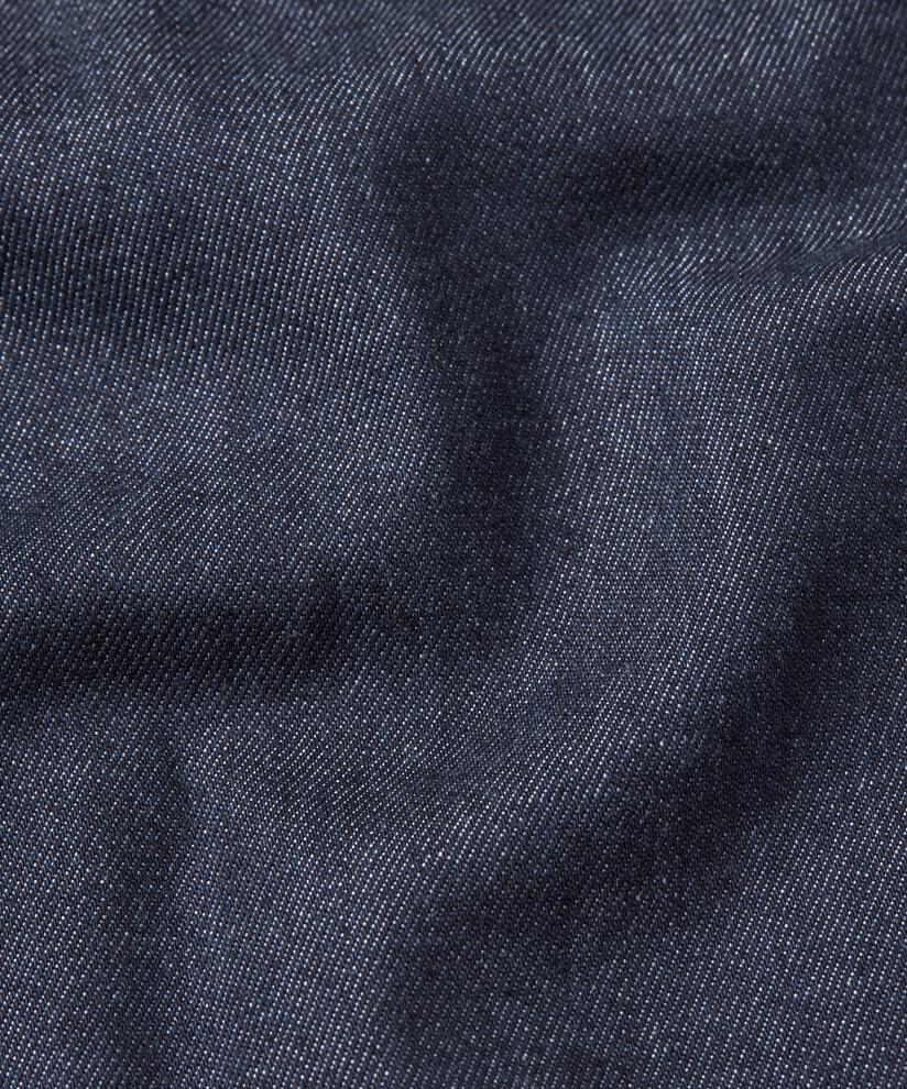 Weiches Jeanshemd mit langen Ärmeln, Dark Denim