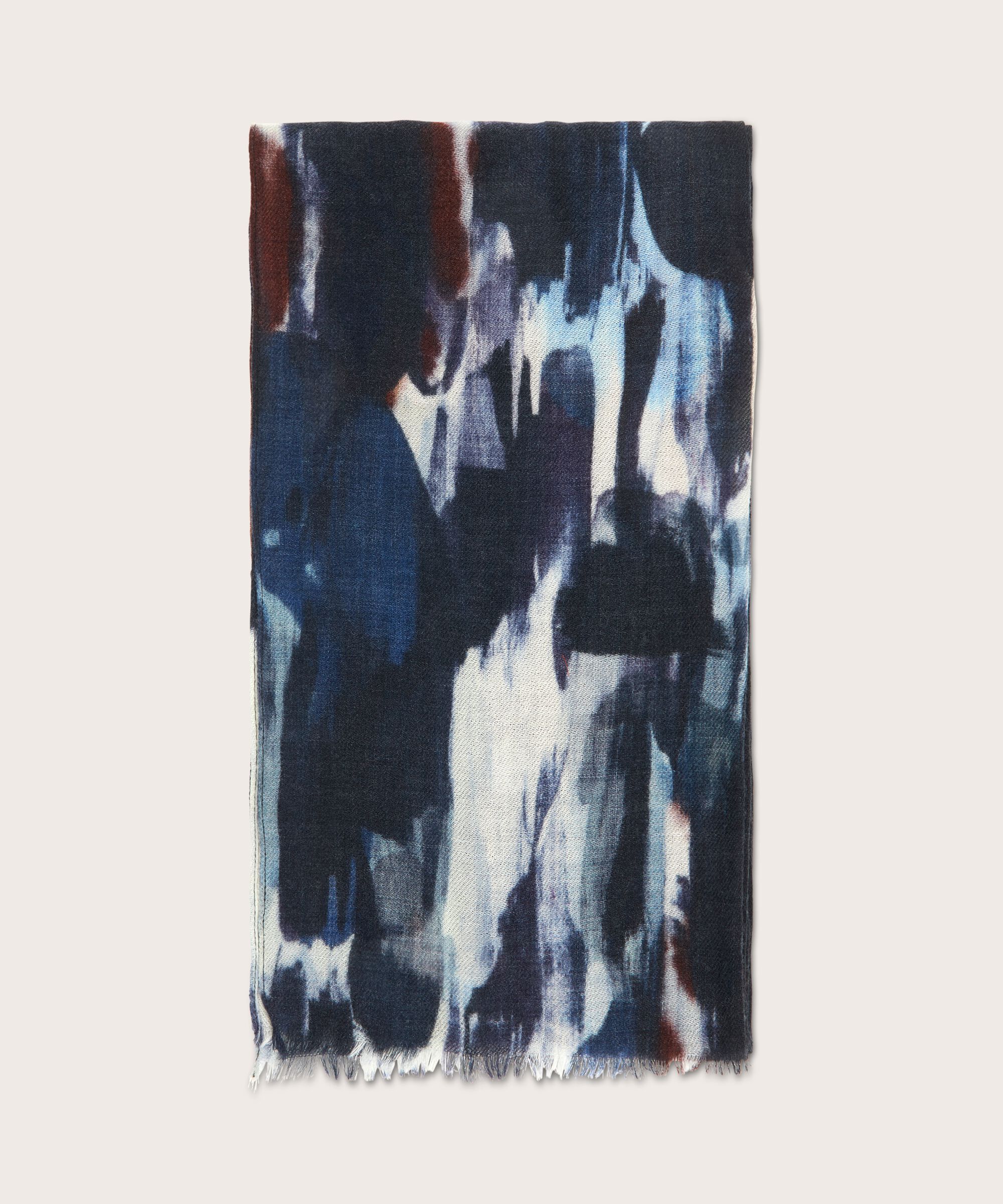 Weicher Schal aus Wolle, Maritime Blue