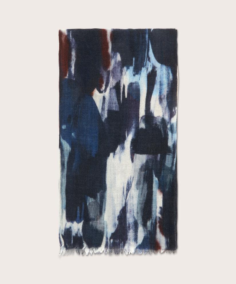 Weicher Schal aus Wolle, Maritime Blue