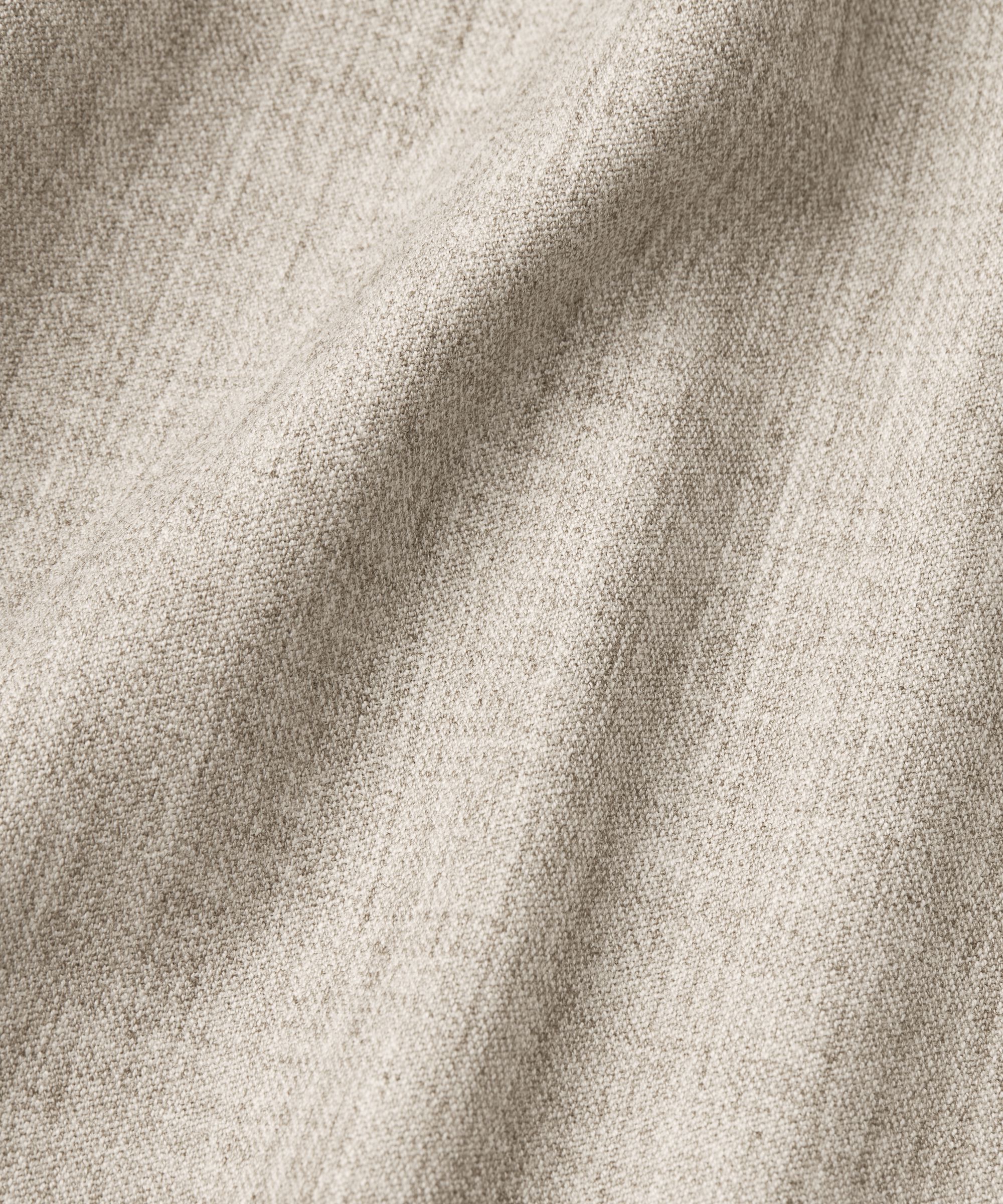 Rock mit Falten und elastischem Bund, Beige melange