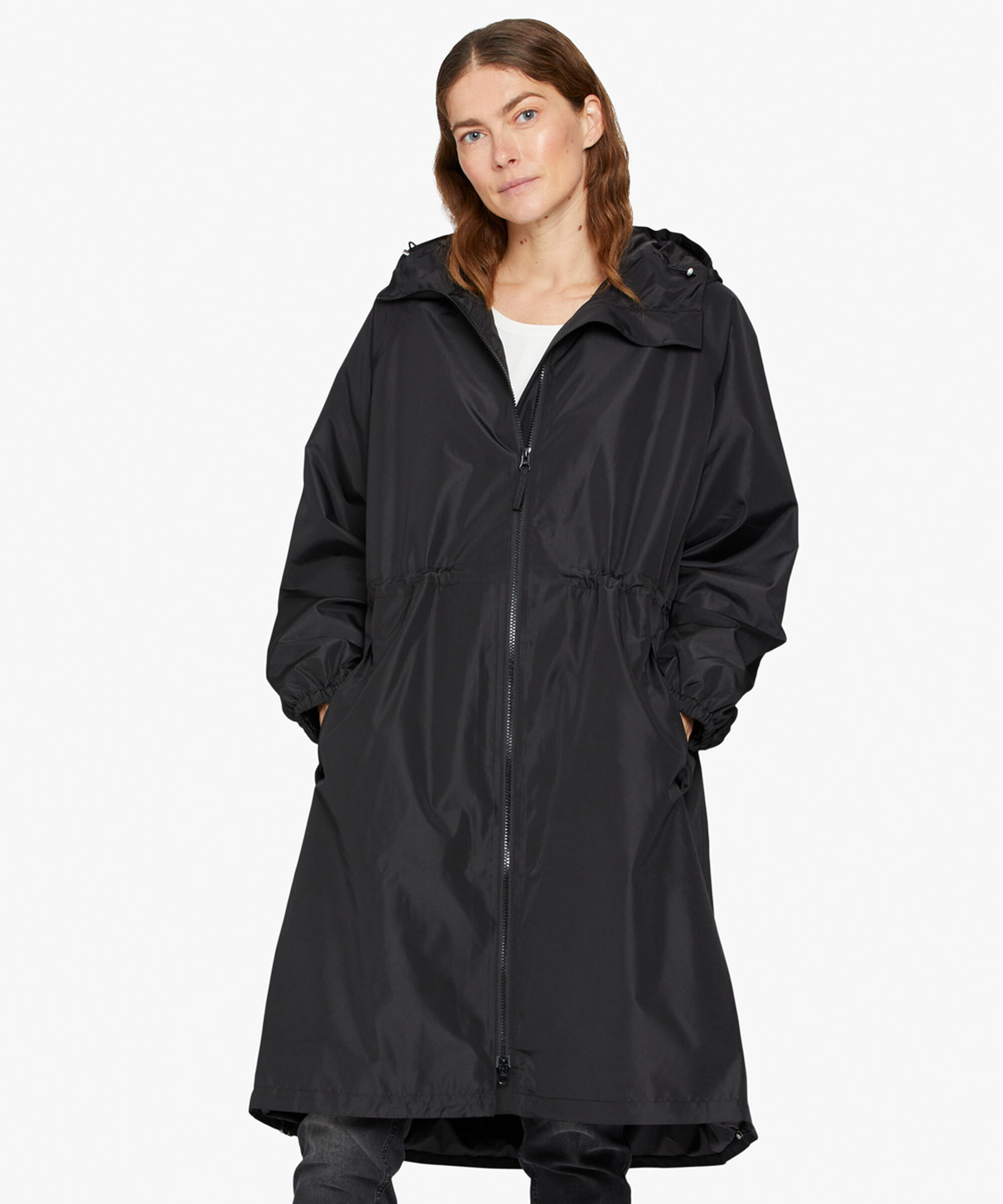 TILA REGENMANTEL, Black