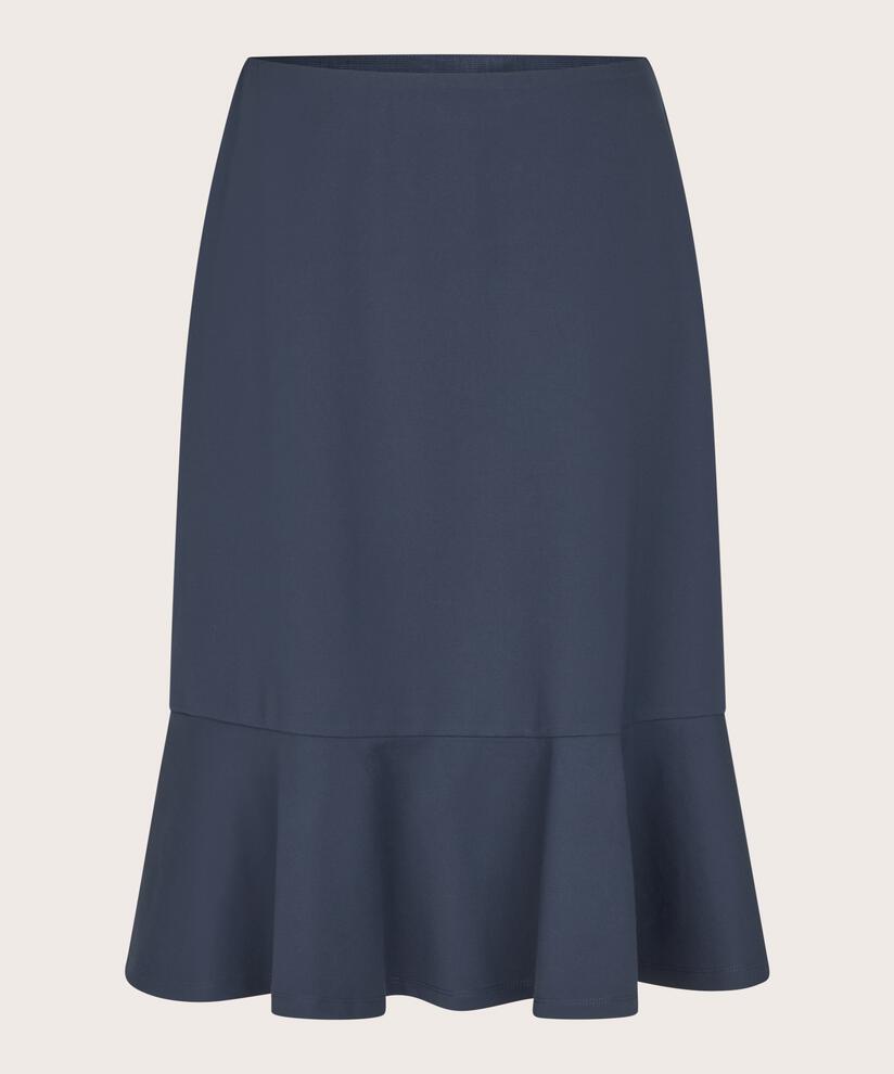 Rock in Jersey-Qualität mit elastischem Bund, Mood Indigo