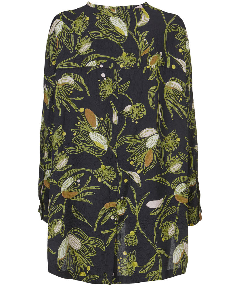 IRA HEMDBLUSE, Green Sheen