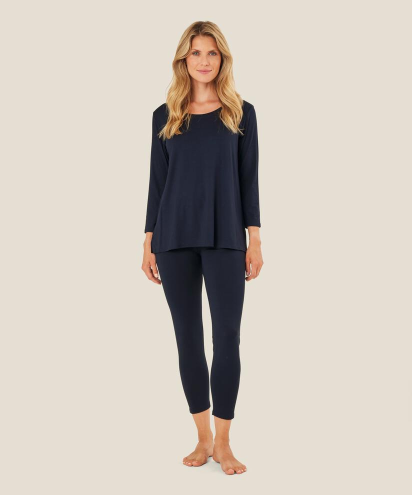 Weiche Jersey-leggings, Navy
