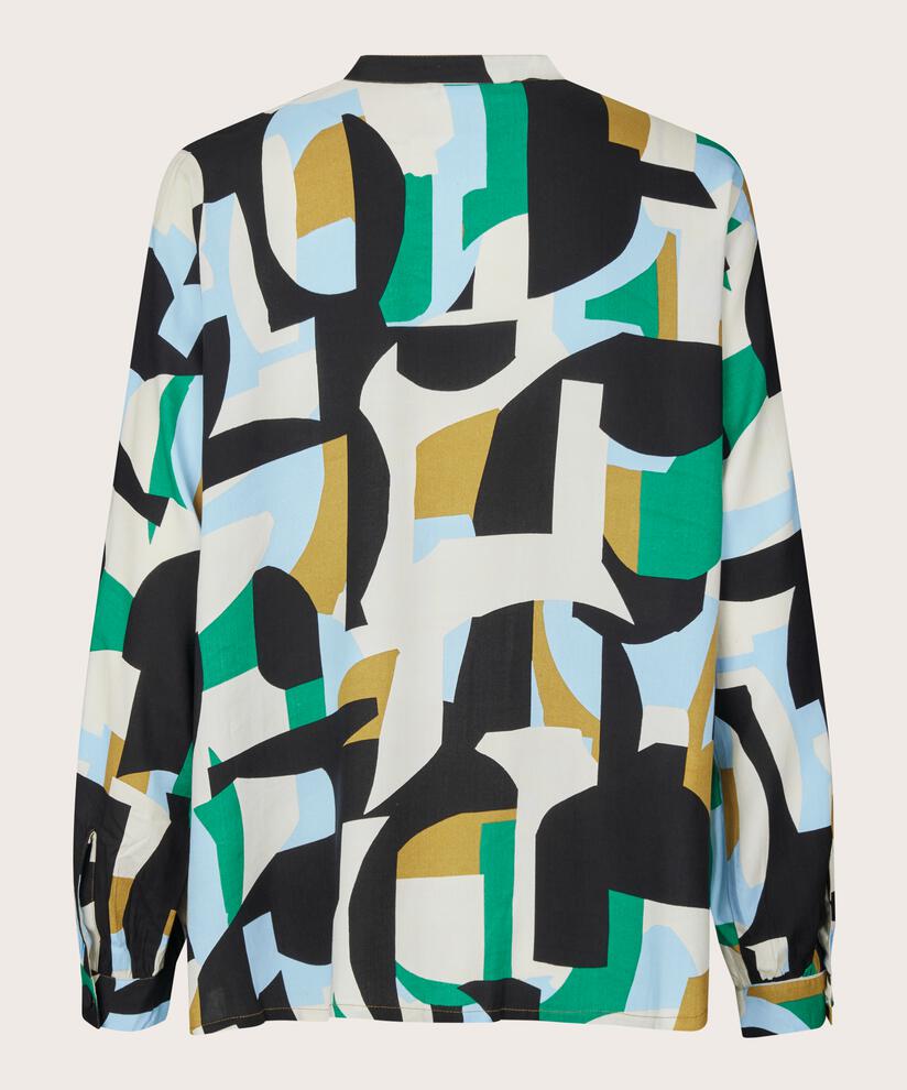 Viskosebluse Mit Knopfleiste, Greenlake