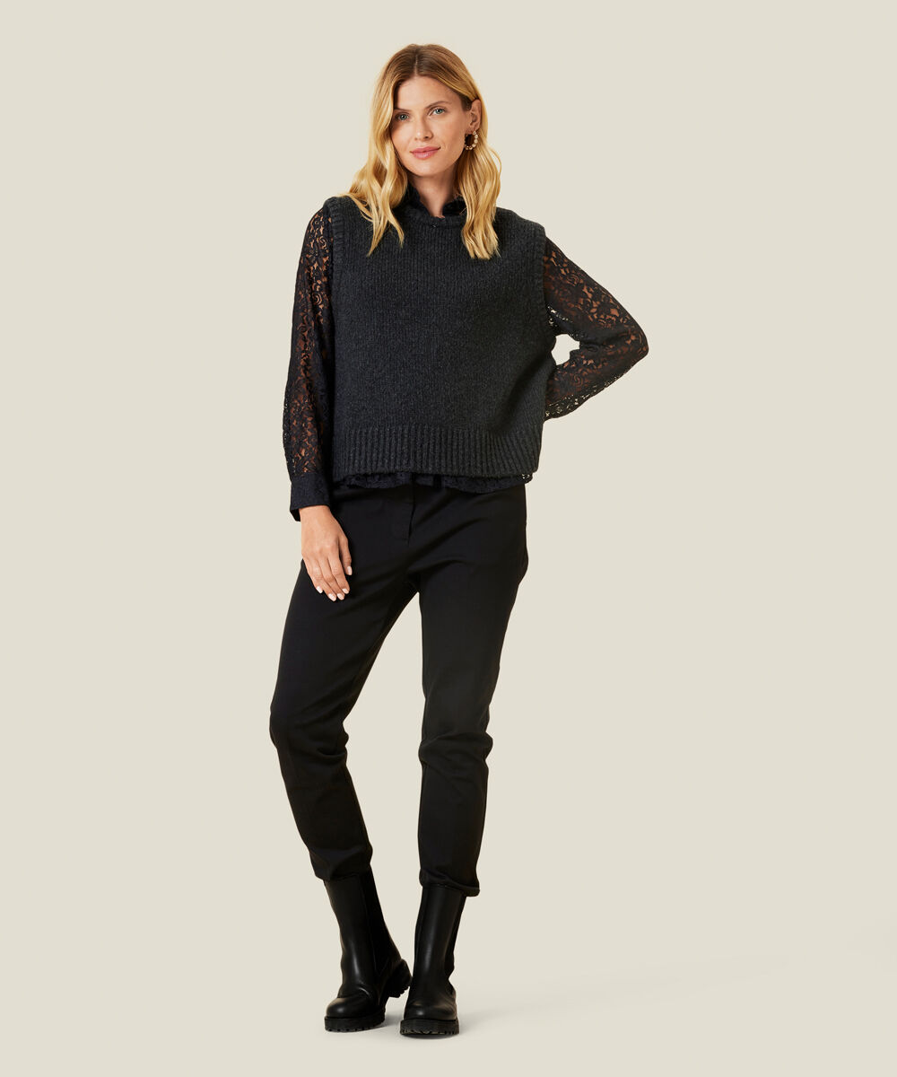 FABEL SHIRT, D. Grey mel.