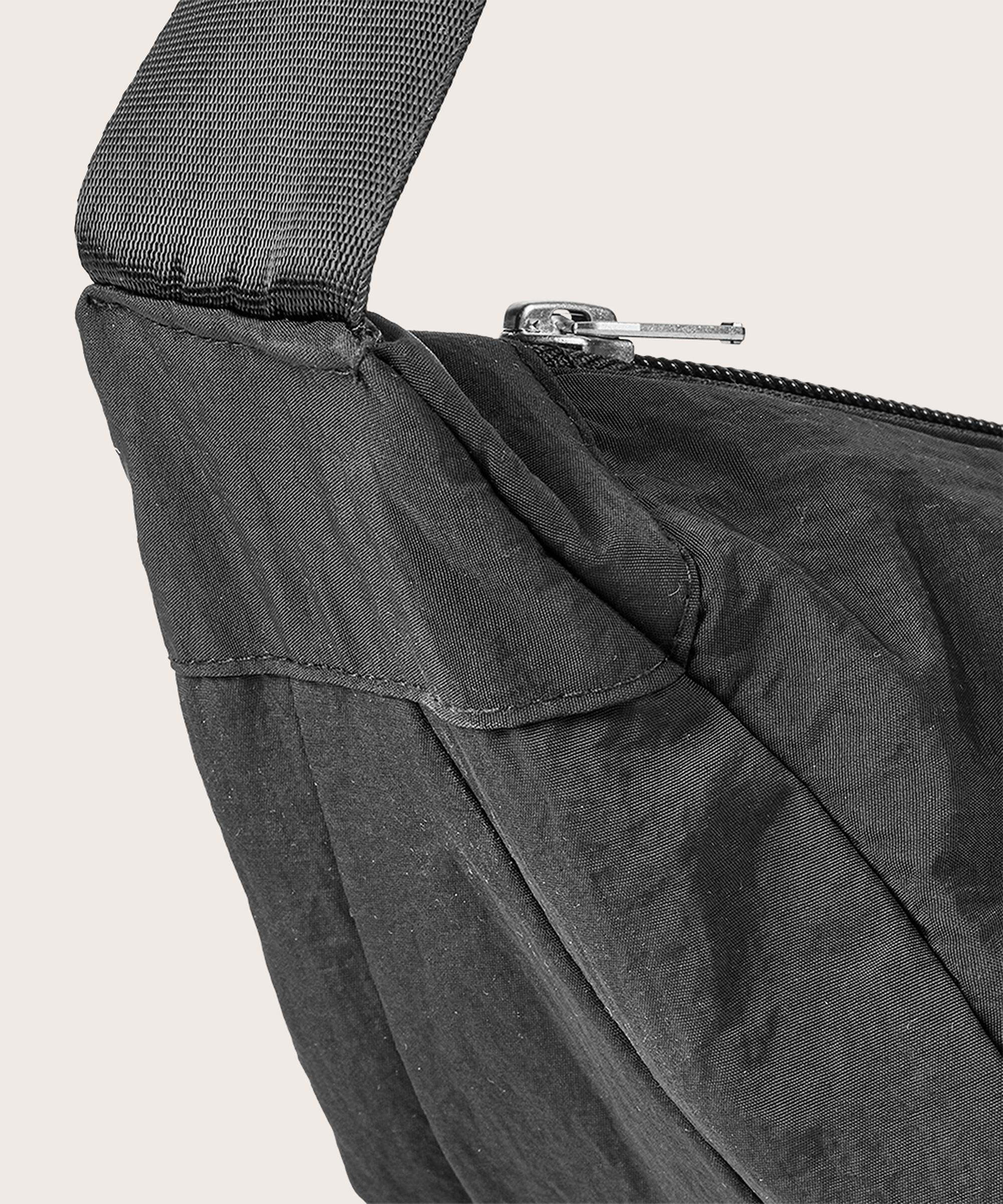 Umhängetasche mit Reißverschluss, Black