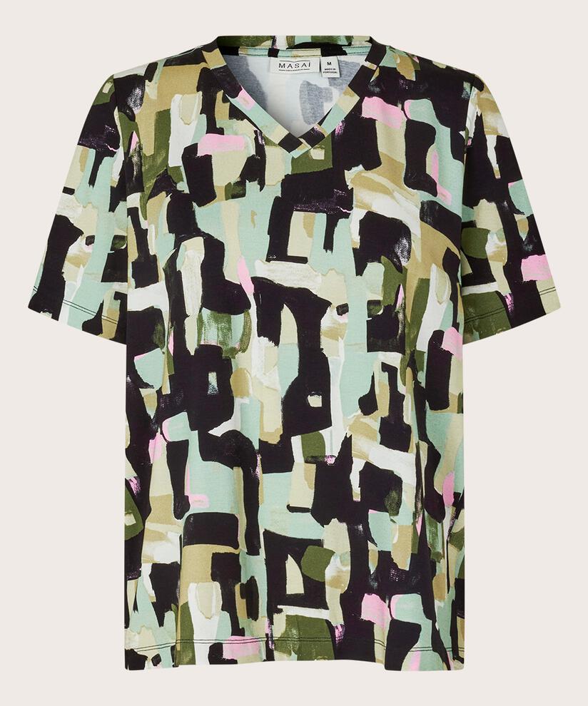 Die weiche Jersey-Qualität und die schlichte Passform sorgen für einen klassischen Look mit viel Komfort. Bedrucktes T-Shirt mit V-Ausschnitt, Black Das Oberteil hat außerdem einen femininen V-Ausschnitt, in dem du deine Lieblingshalskette zur Schau stellen kannst. Bedrucktes T-Shirt mit V-Ausschnitt, Black Kombiniere es mit einer schwarzen oder weißen Hose und kreiere einen komplett monochromen Look. Bedrucktes T-Shirt mit V-Ausschnitt, Black 95% Viskose, 5% Elasthan. Bedrucktes T-Shirt mit V-Ausschnitt, Black Das Model ist 177 cm groß und trägt Größe M. Bedrucktes T-Shirt mit V-Ausschnitt, Black Bedrucktes T-shirt Mit V-ausschnitt, Frosty Green