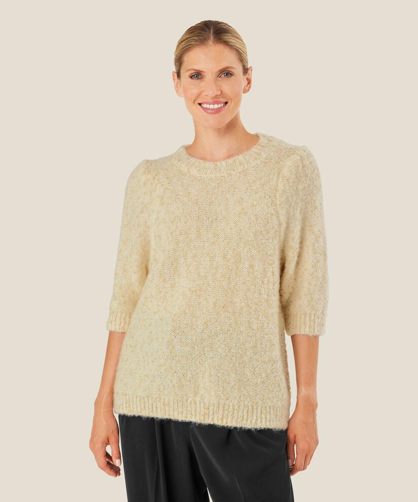Pullover aus Wolle mit goldenen Details, Whitecap