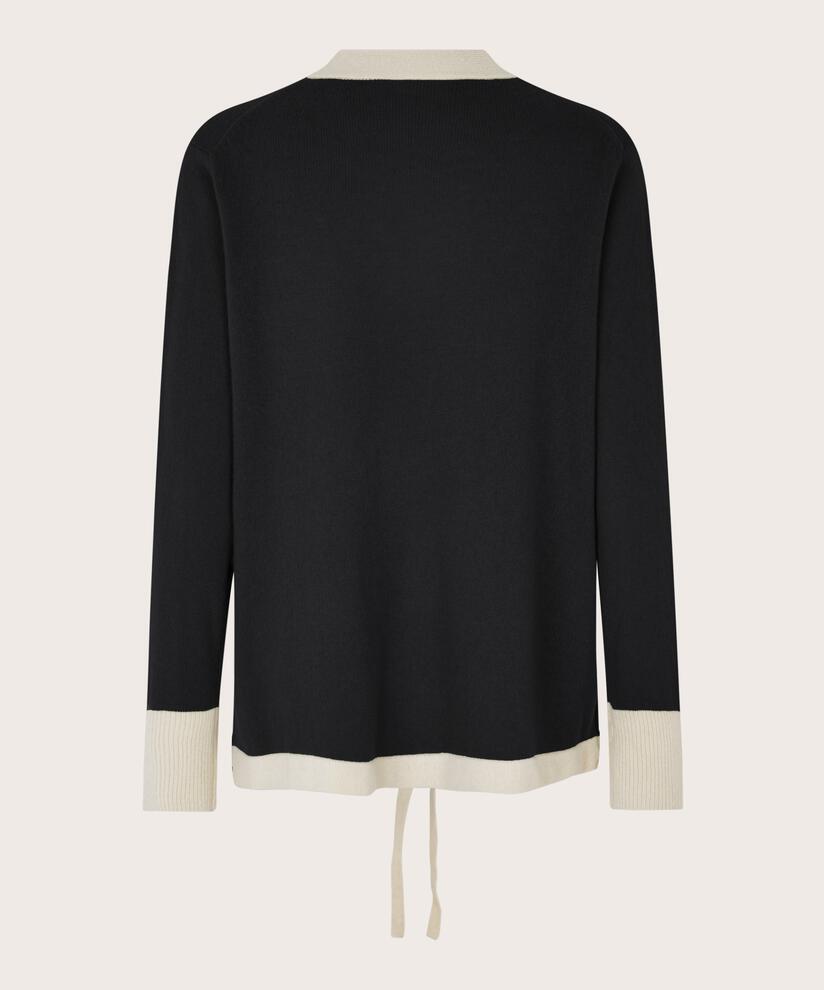 Cardigan mit Kaschmir-Touch, Black