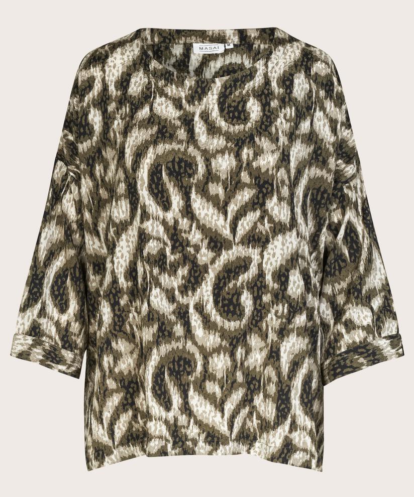 Viskosebluse Mit 3/4 Ärmeln, Sea Turtle
