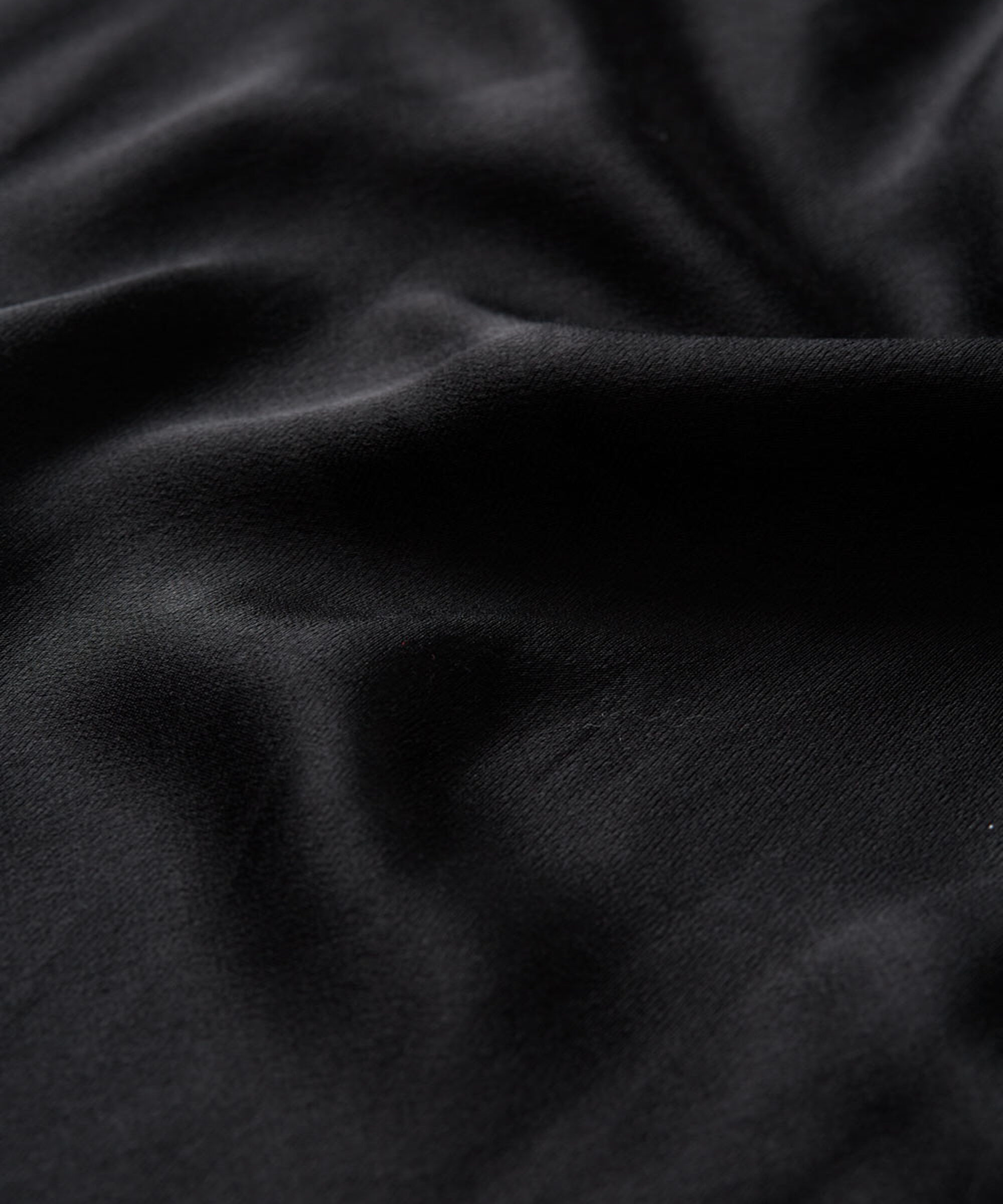 Satinrock mit schmalem Gummizug in der Taille, Black