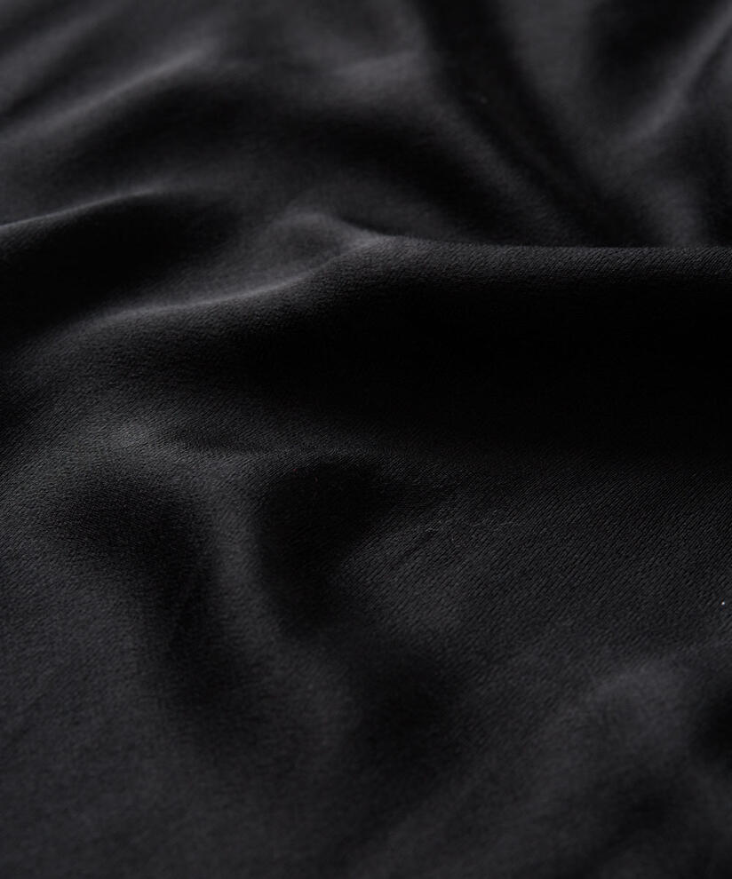 Satinrock mit schmalem Gummizug in der Taille, Black