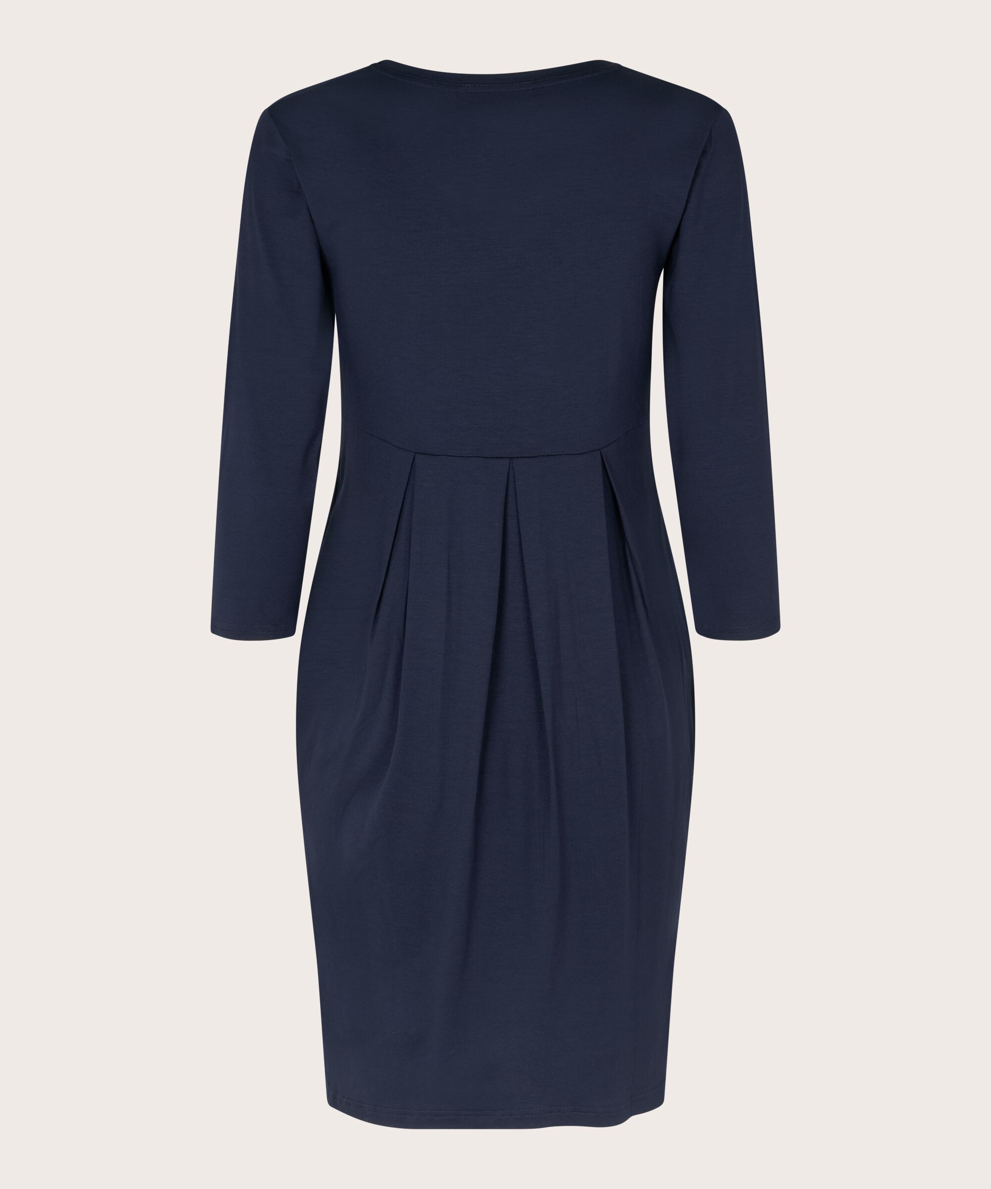 Tulpenkleid aus Jersey, Navy