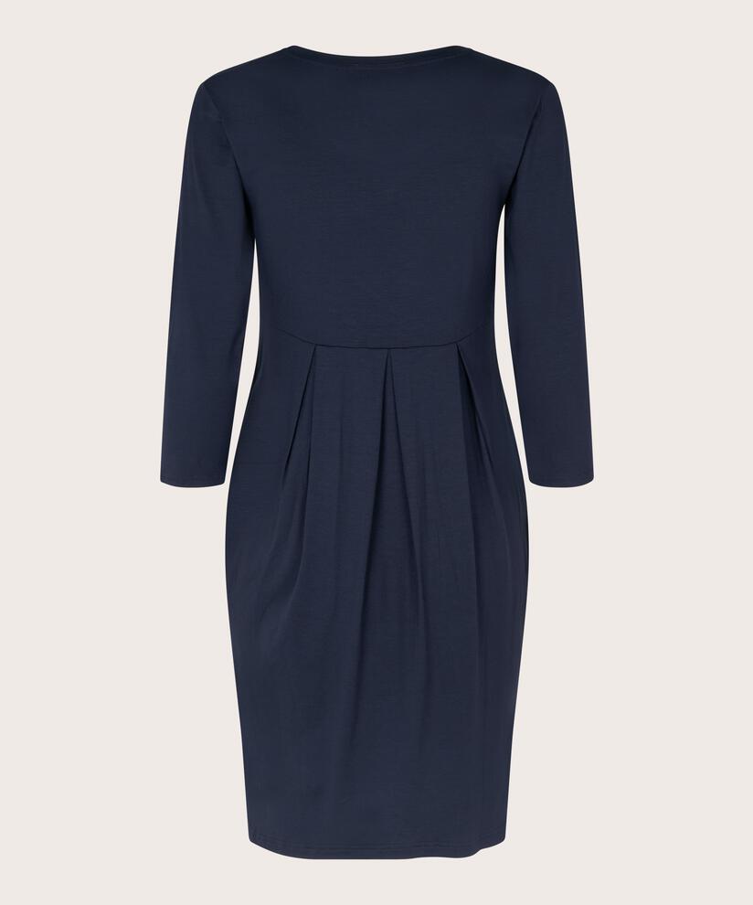 Tulpenkleid aus Jersey, Navy
