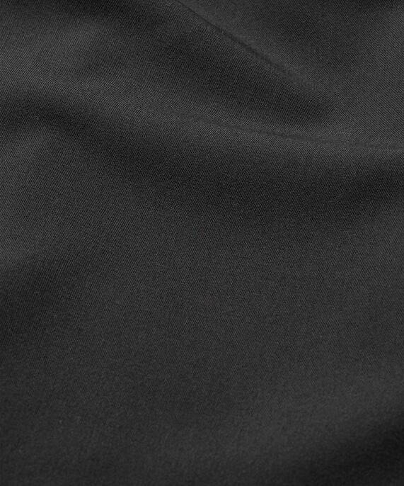 lange klassische Hose mit Bügelfalten, Black