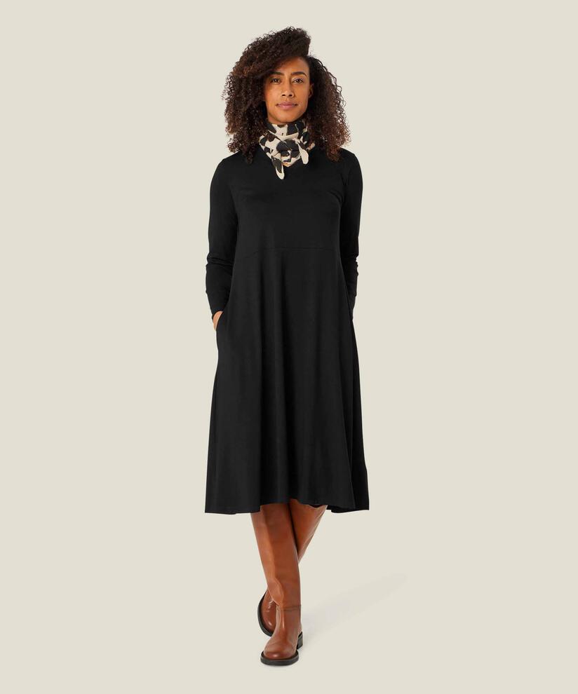 Strickschal mit Aufdruck, Fog