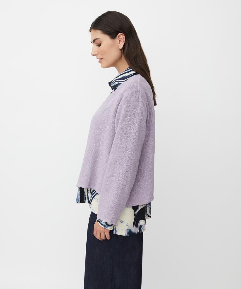 Kurze Jacke Aus Bouclé, Wisteria