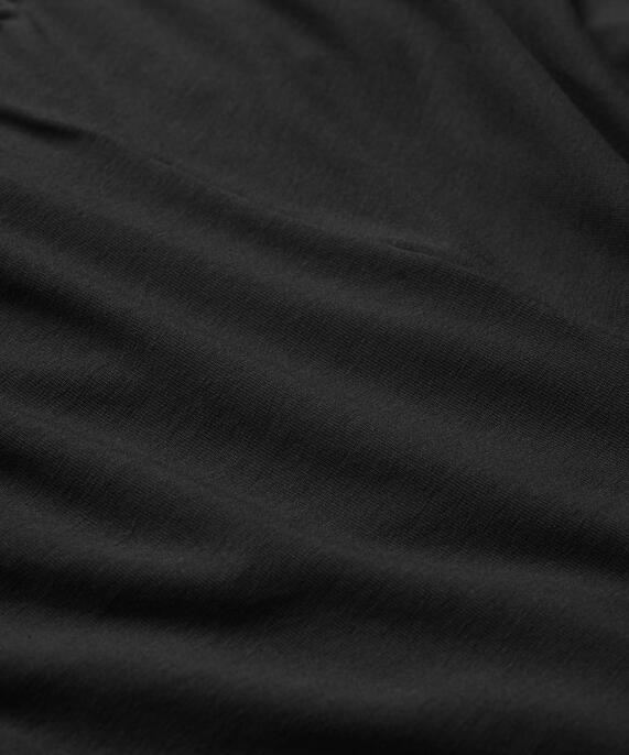 Lange Leggings Aus Weichem Jersey, Black