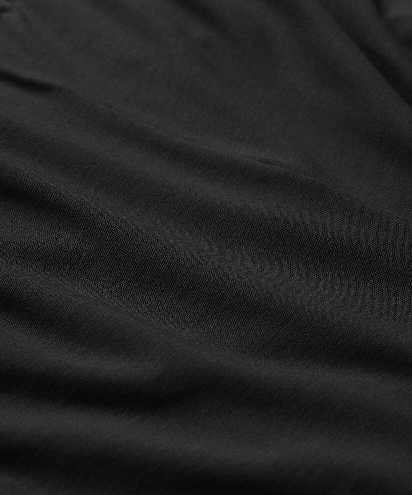 Lange Leggings Aus Weichem Jersey, Black