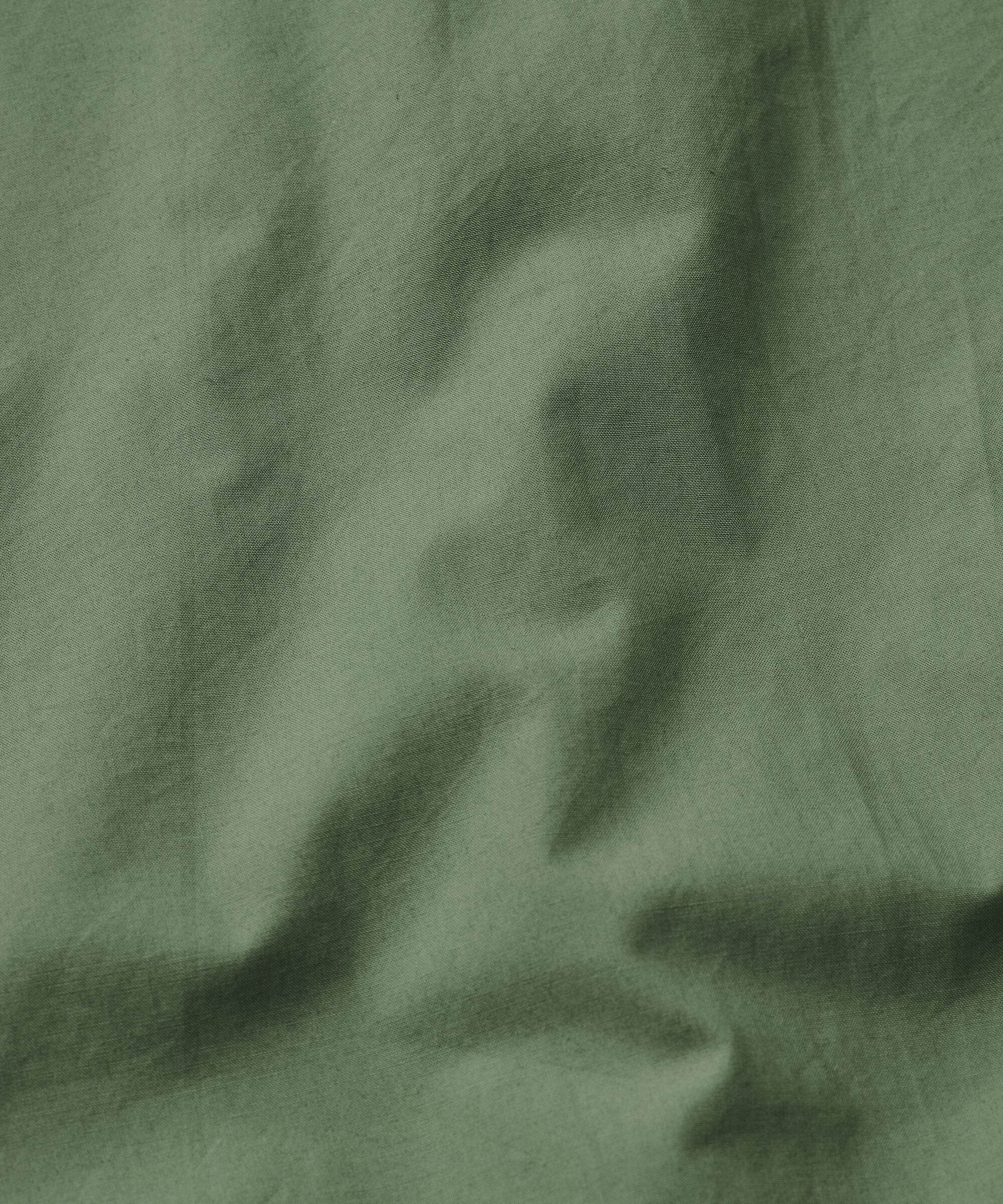 Baumwollshirt mit längerem Rücken, Duck Green