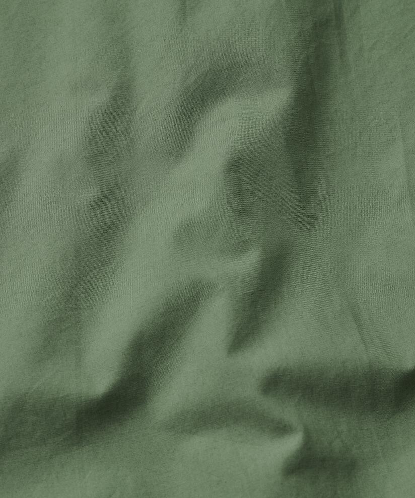 Baumwollshirt mit längerem Rücken, Duck Green