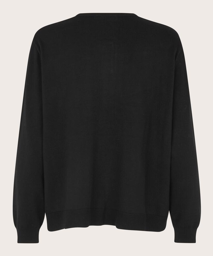 Cardigan mit Knöpfen, Black