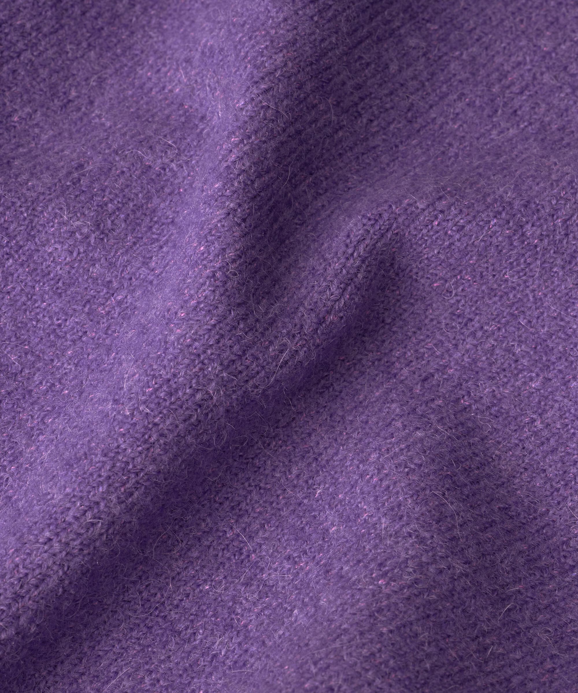 klassischer Cardigan aus Wollmischung, Meadow Violet