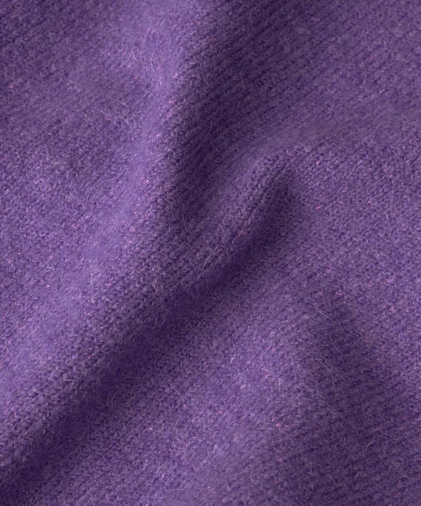 klassischer Cardigan aus Wollmischung, Meadow Violet
