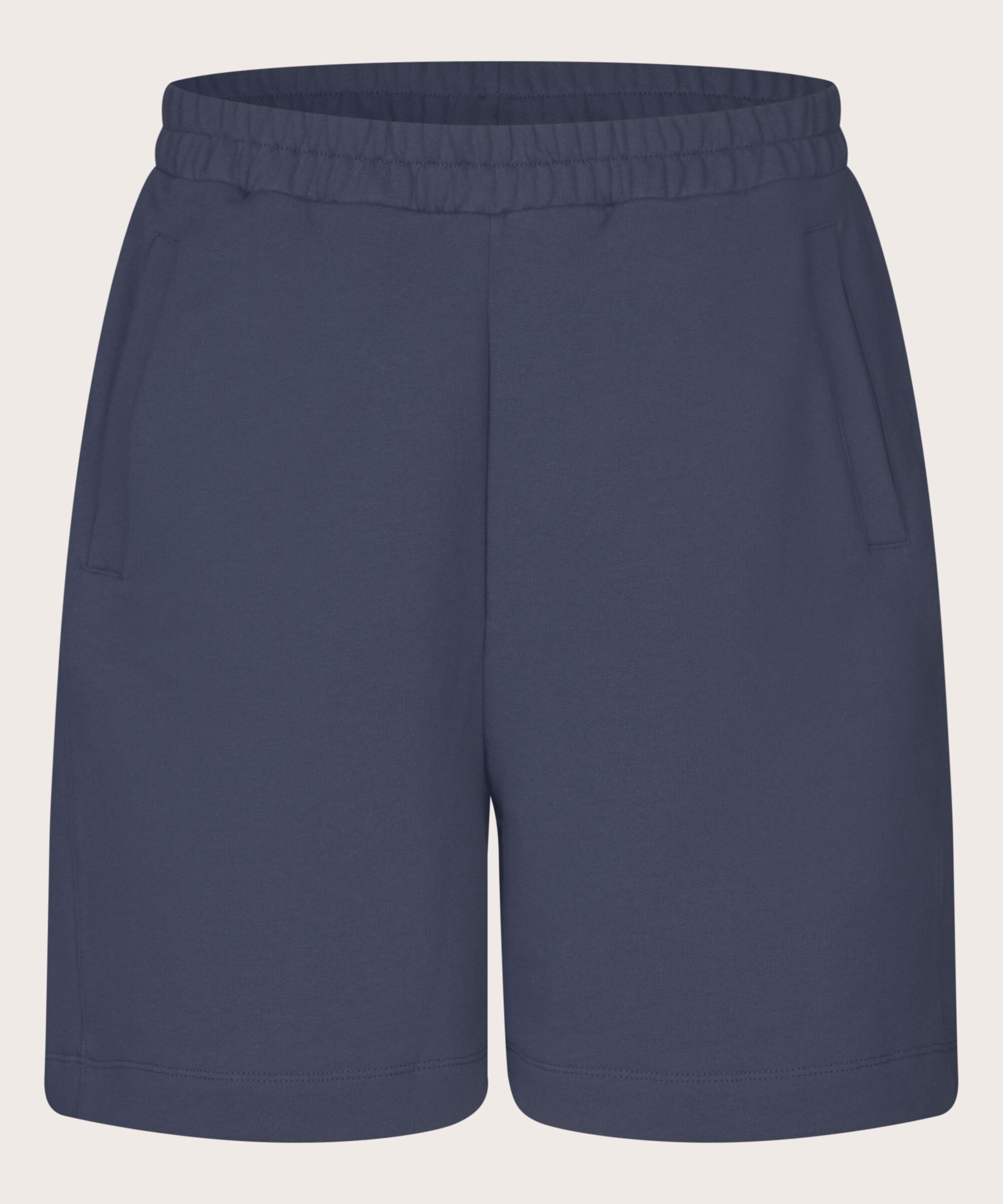 Shorts in Sweatshirtqualität mit elastischem Bund, Mood Indigo