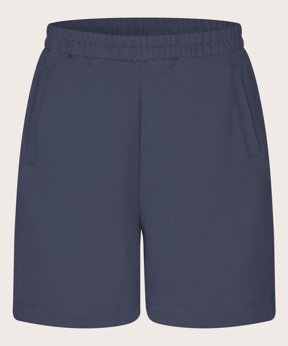 Shorts in Sweatshirtqualität mit elastischem Bund, Mood Indigo