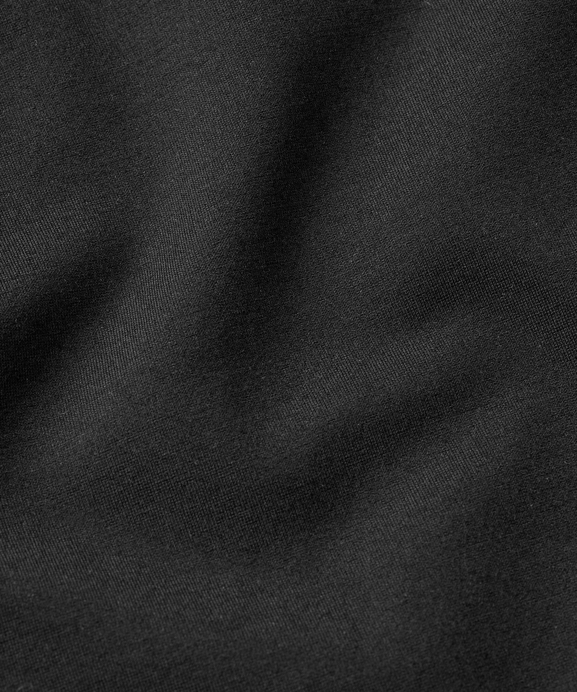 Hose Aus Schwerem Jersey Mit Knopfdetail, Black