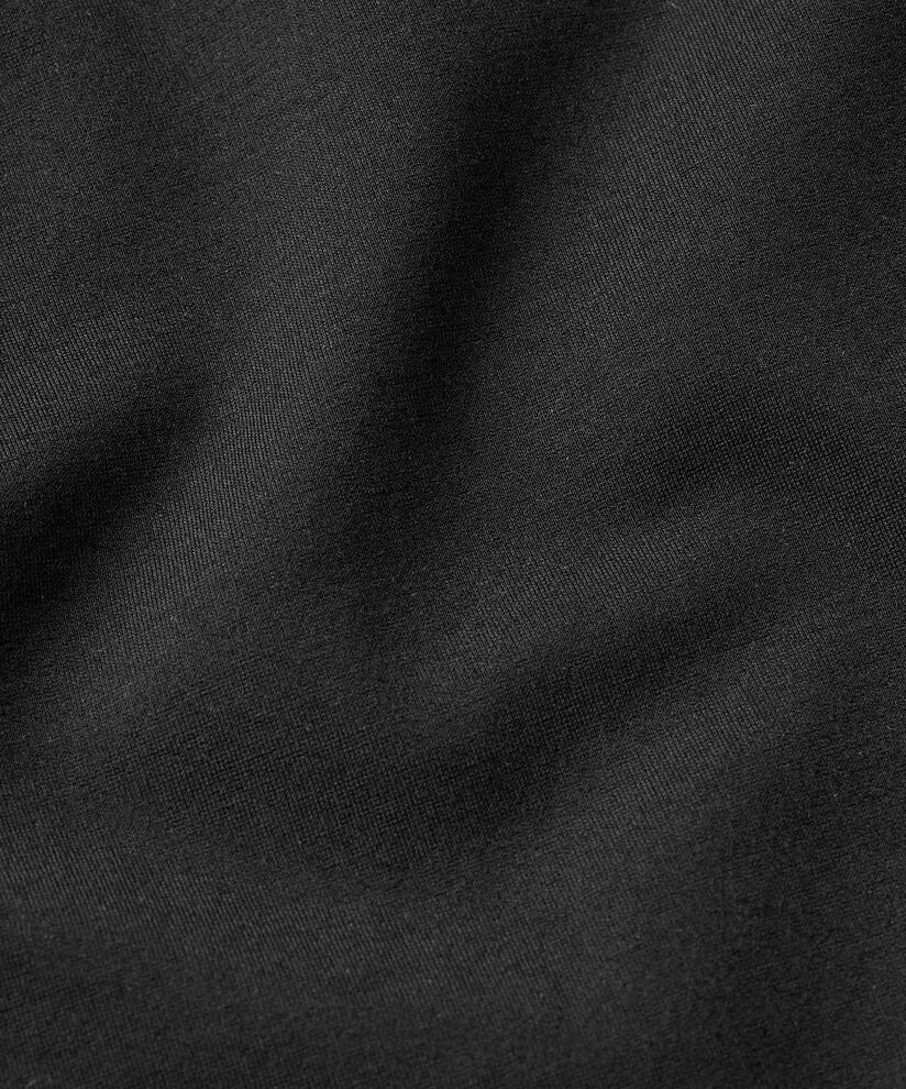 Hose Aus Schwerem Jersey Mit Knopfdetail, Black