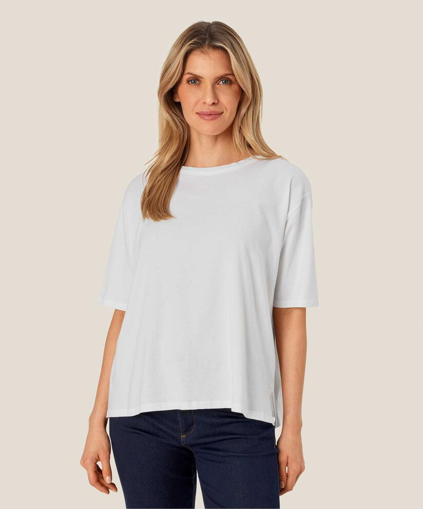 T-shirt Mit Rundhals, White