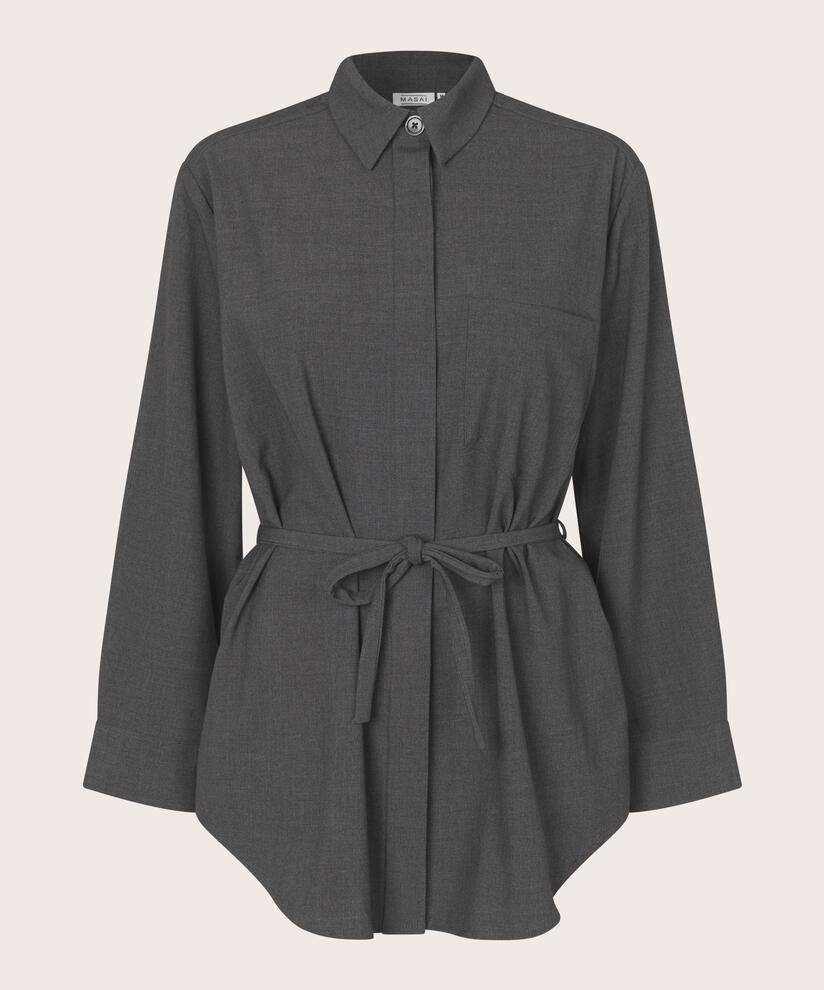Hemdjacke mit Krawatten, D. Grey mel.