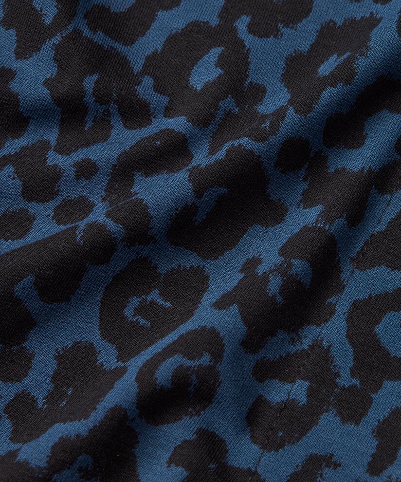 Bedruckte Jersey-Tunika mit Eingrifftaschen, Moonlit Ocean