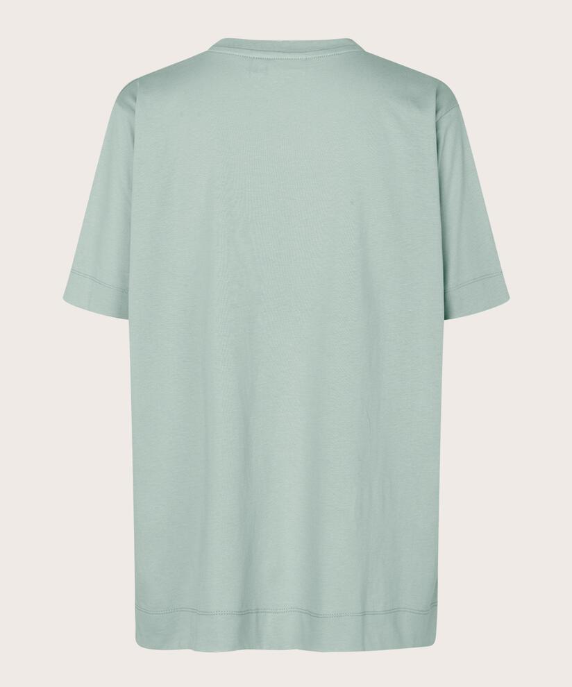T-shirt Aus Baumwolle Mit Rundhalsausschnitt, Ether