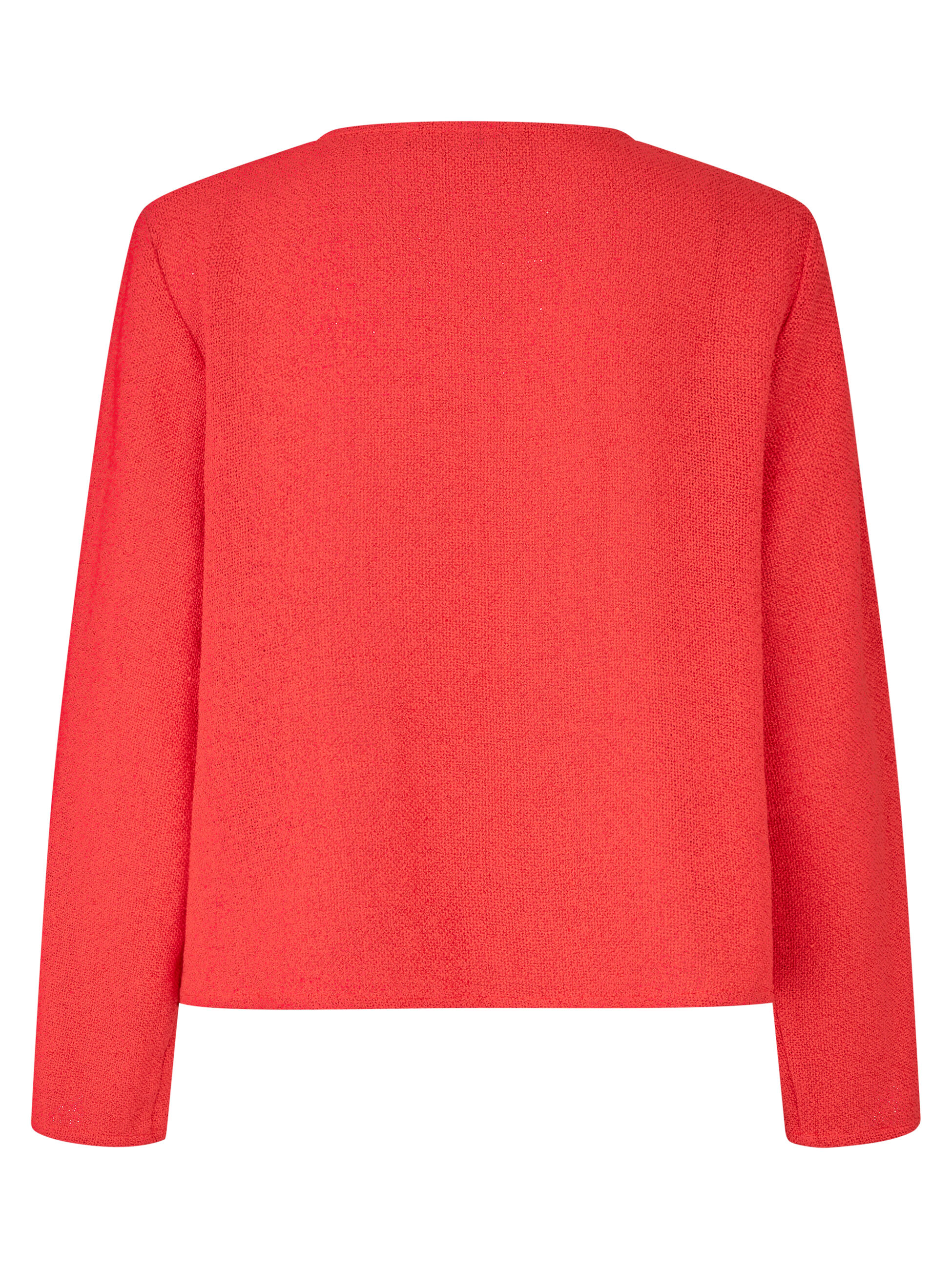 Kurze Jacke Aus Boucl&eacute;, Poinsettia