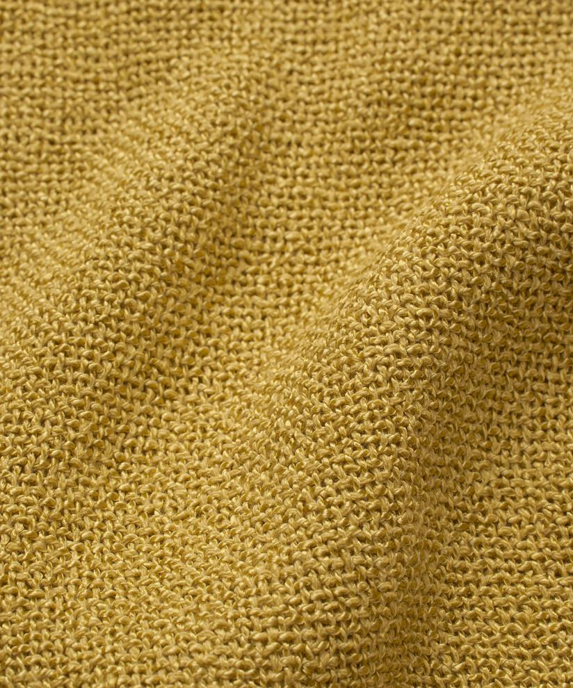 Bouclé-Bluse mit 3/4-Ärmeln, Burnish Gold