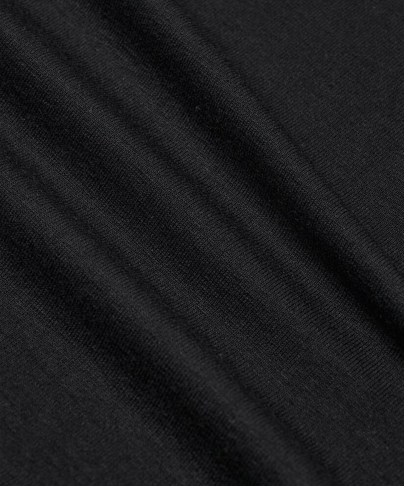 Shirt Mit Rundem Hals, Black