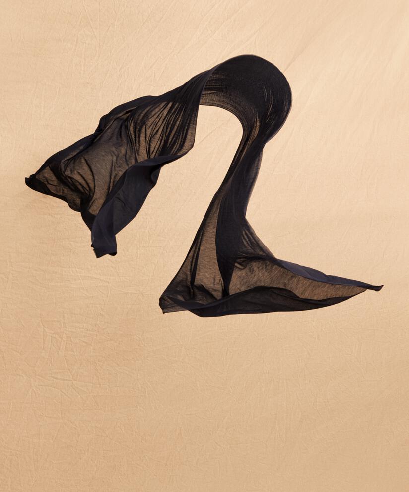 Tuch Aus Modal, Black