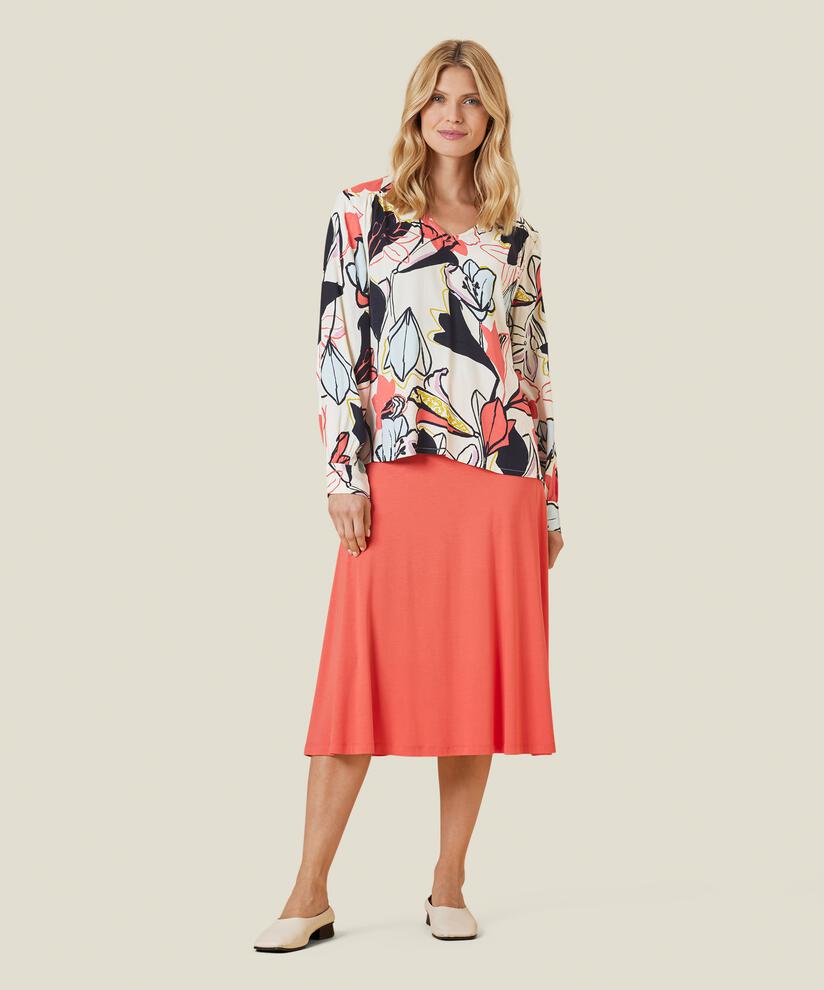 DOLORITA BLUSE, Spiced Coral