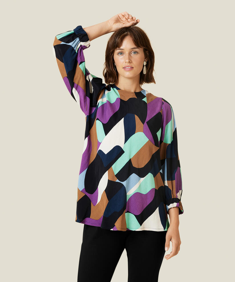 BRISASA SHIRT, Sunset Purple