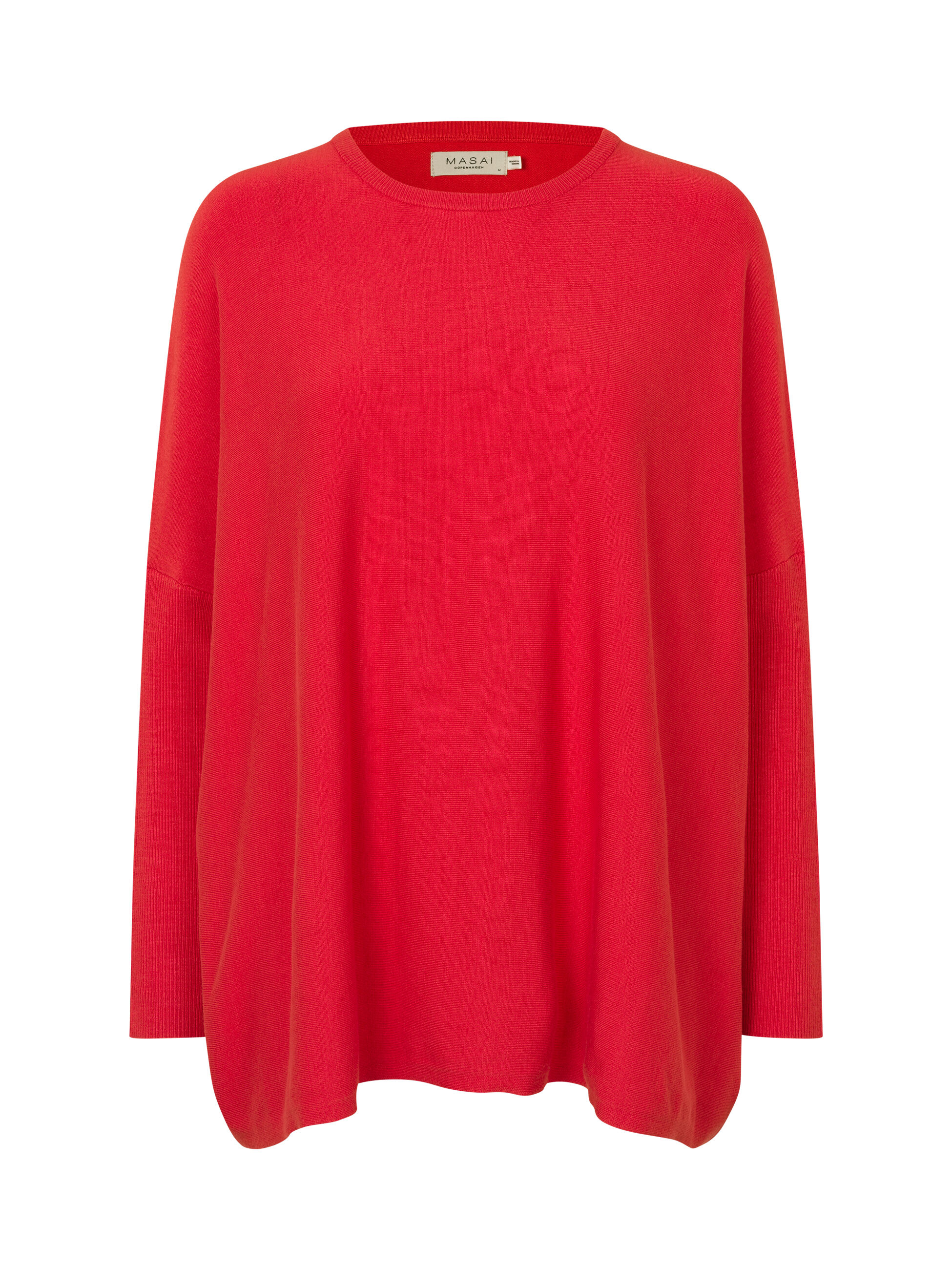 Oversize-pullover Mit Schmalen &Auml;rmeln, Poinsettia