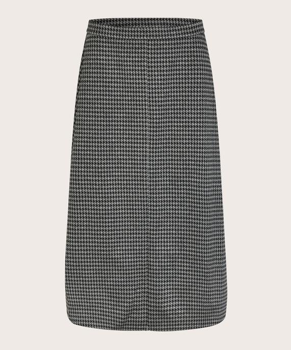 Rock aus schwerem Jersey mit elastischem Bund, Black