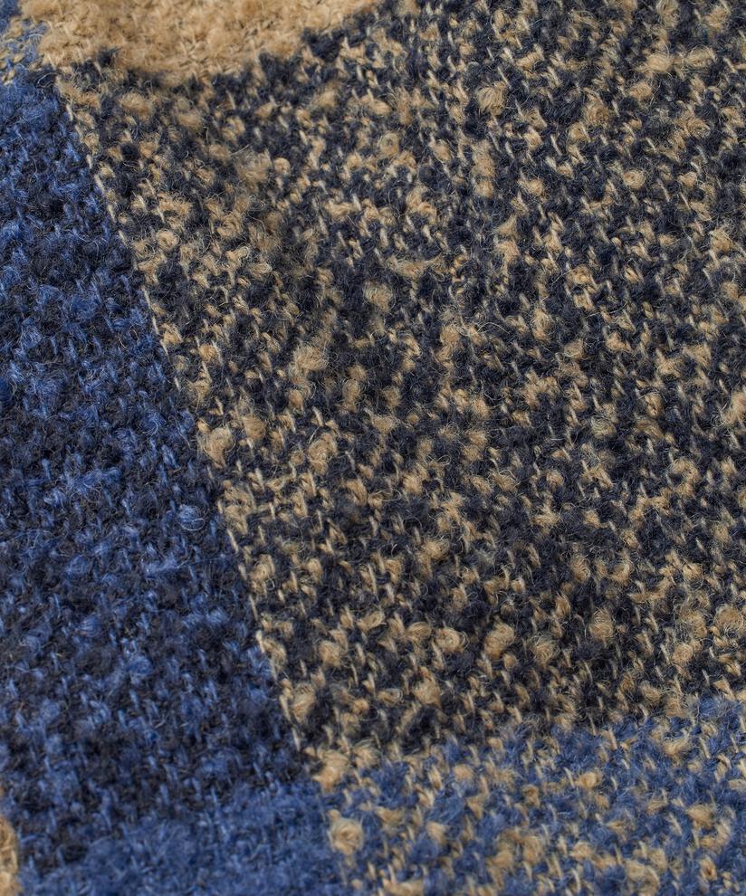 Mantel aus Wollmischung mit Thermofutter, Navy Blazer